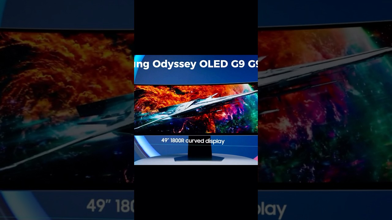 This monitor is iNSANE 😮‍🔥49” OLED. 240Hz. 0.03ms.Samsung Odyssey OLED G9 G95SC 