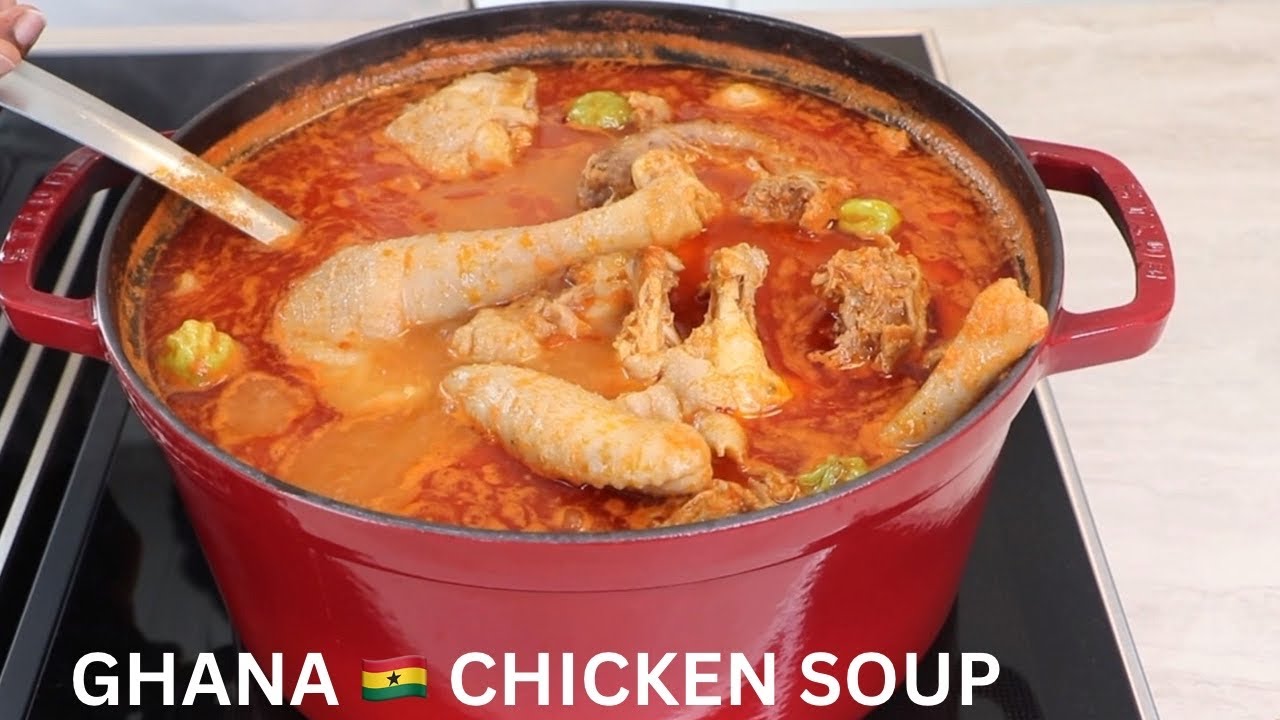 Давайте приготовим Ганский 🇬🇭 легкий куриный суп