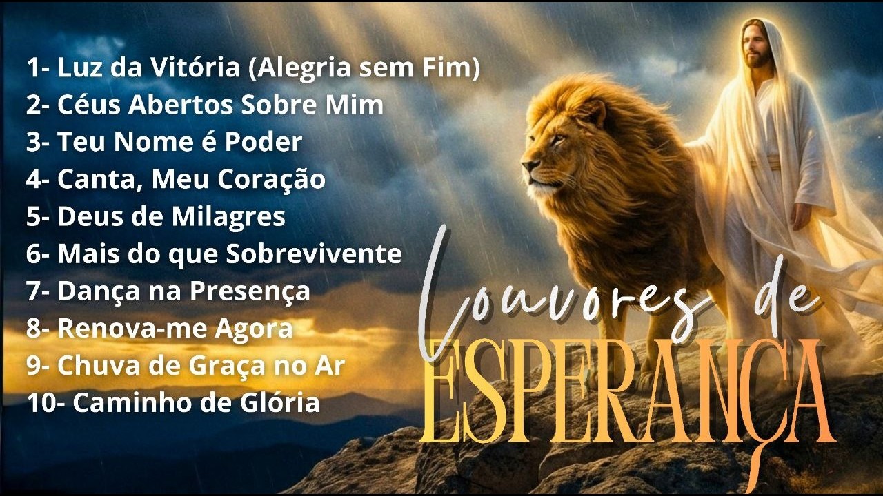 Louvores de Esperança | 10 Hinos de Adoração Para Sentir a Presença de Deus 🙏 Música Gospel 2026