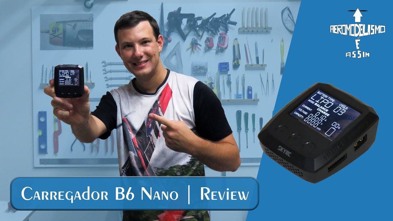 Carregador B6 nano: simples e tecnológico | Review (1/2)