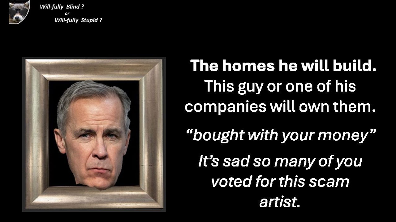 Mark Carney the home builder scam