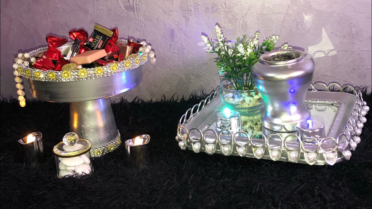 طريقة عمل صينية المرايا ومبخرة وإناء فاخر/  plateau préstige