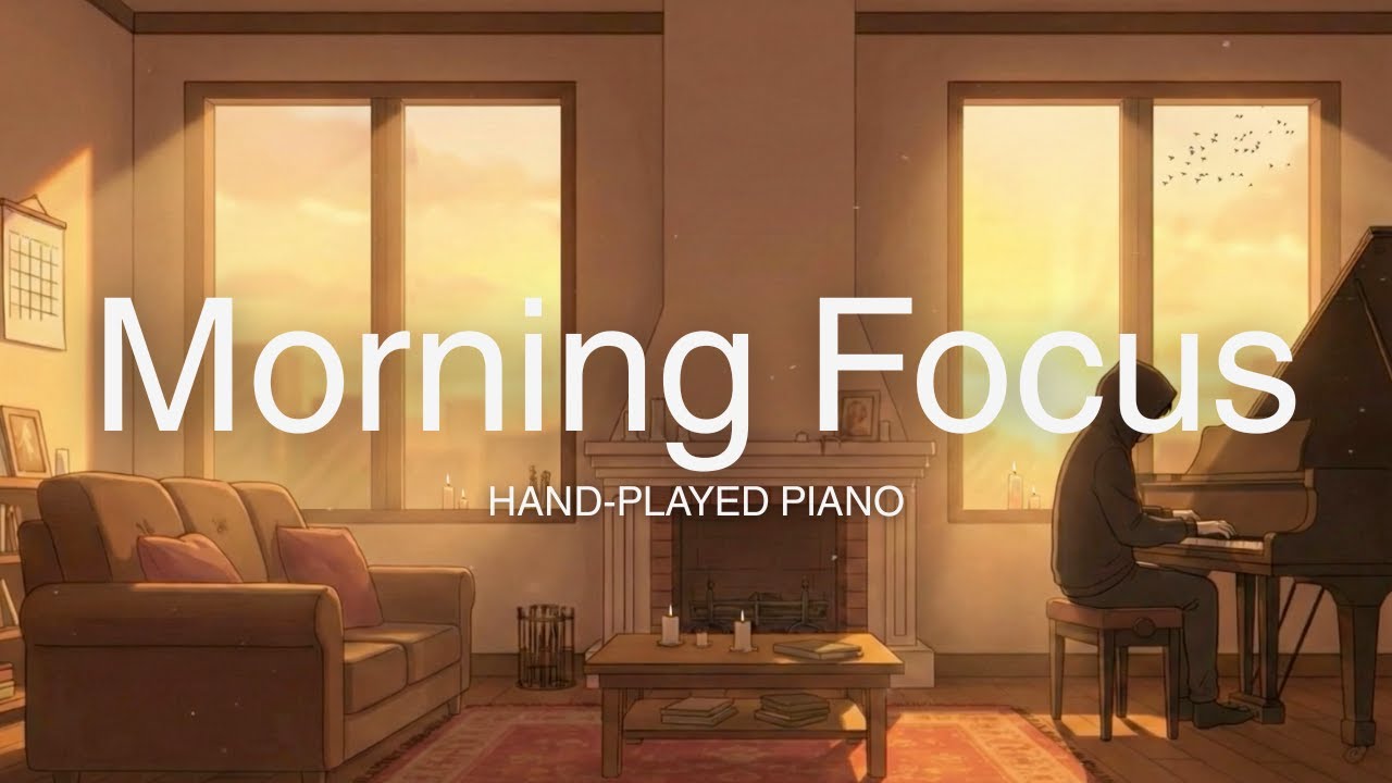 Morning Focus: Hand-Played Piano for Deep Work & ADHD (30 Min) | Vol. 1