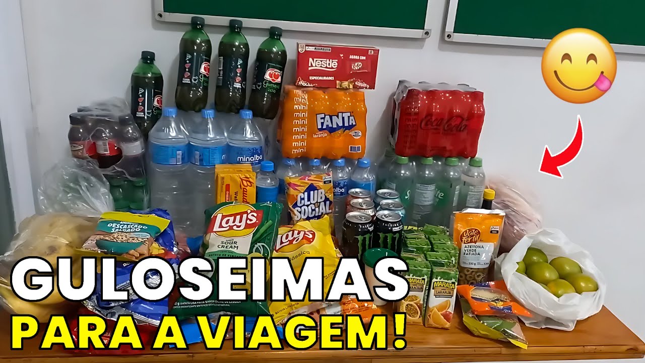 COMPRANDO GULOSEIMAS PARA A VIAGEM P/ BAHIA!