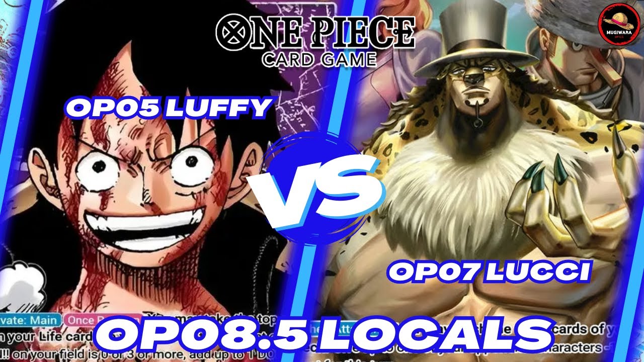 OP05 Luffy vs OP07 Lucci | Is Luffy fast enough to gain advantage? | One Piece TCG | OP08.5 Gameplay