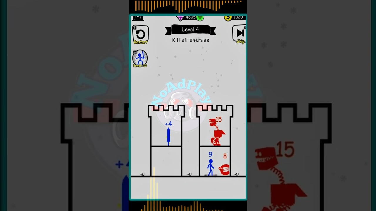 2. Mobile Gameplay 'Stick Hero Tower Defense' | Best Android Games 2023|#android  #funny  #StickHero