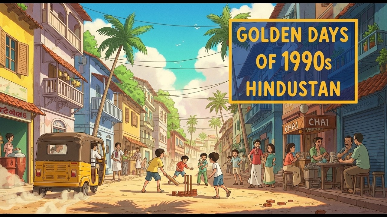 Golden Days of 1990s Hindustan 🇮🇳 | Pure Nostalgia | 90s Indian Village Life |