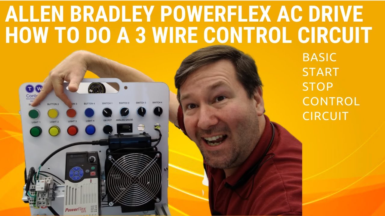 How to Wire a Powerflex 525 for a START/STOP