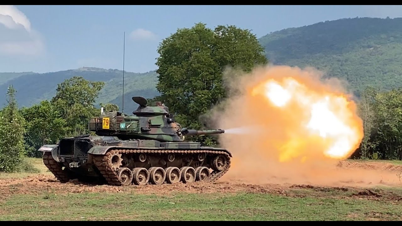 การทดสอบเครื่องควบคุมการยิง รถถัง M 60 A 3