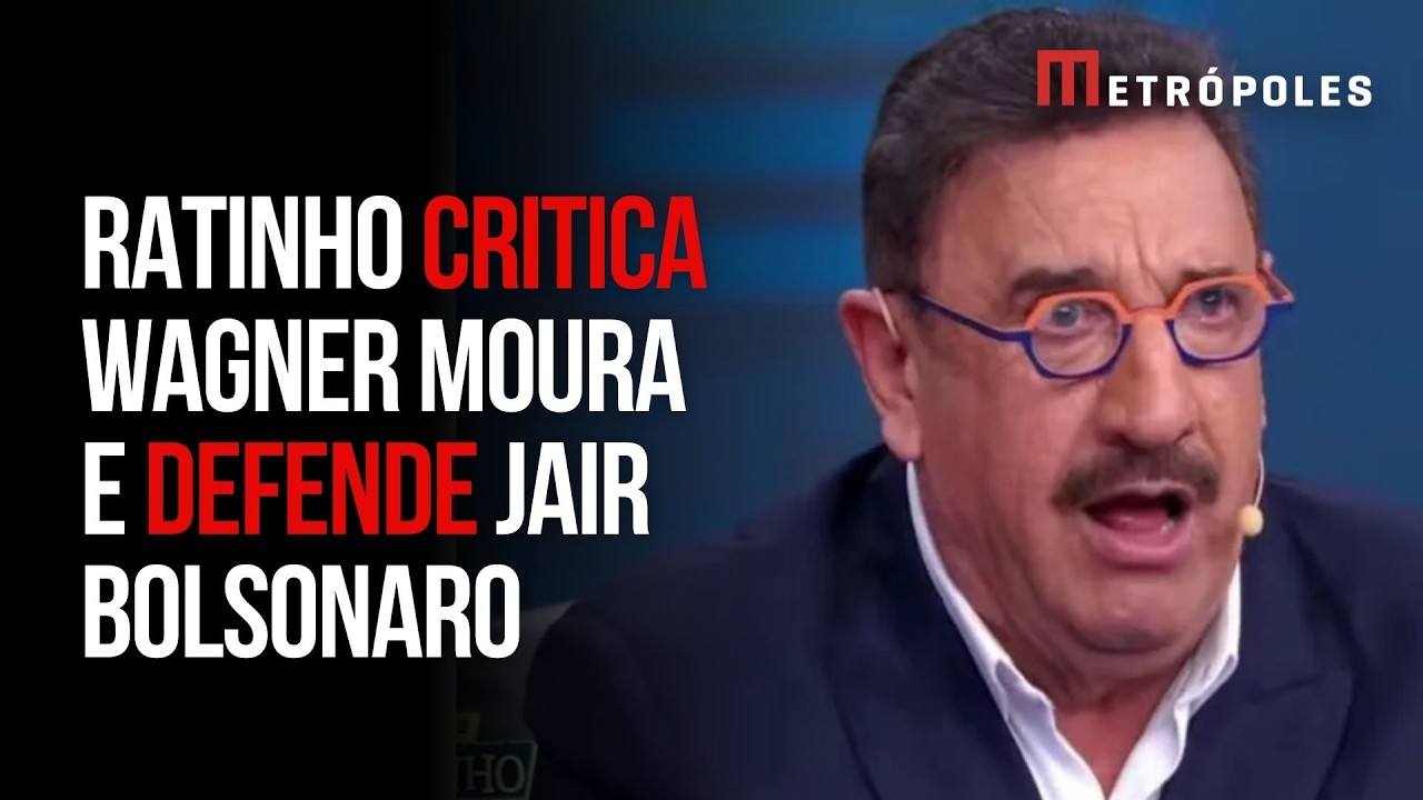 Ratinho detona Wagner Moura e defende Jair Bolsonaro: “Cala a boca”