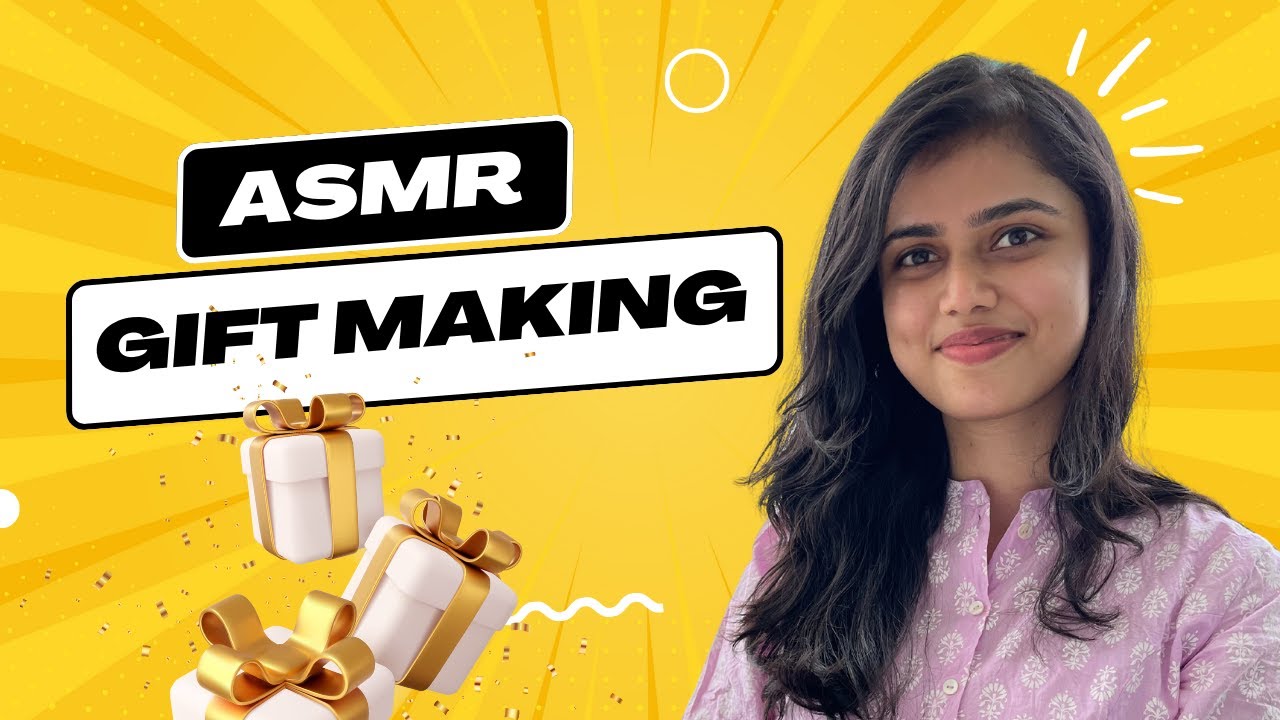 ASMR Gift Making (No Talking) : Relaxing Handcrafted Presents for Loved Ones
