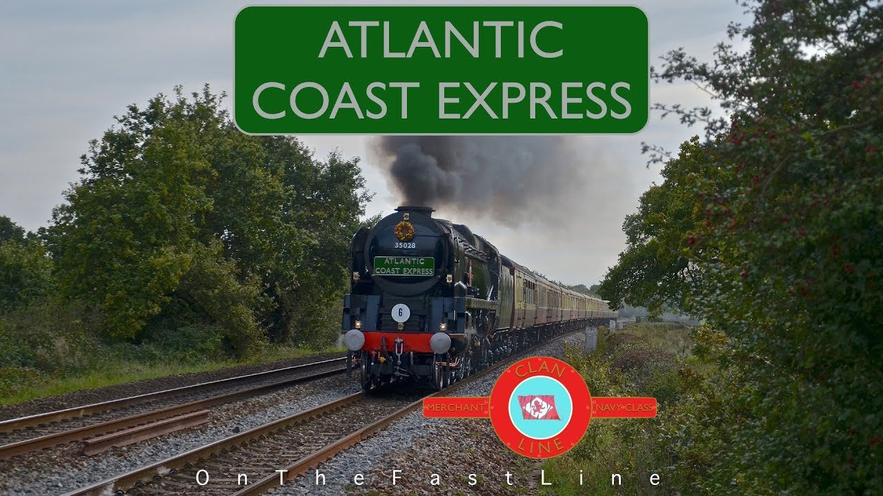 Southern Spectacular! 35028 roars on the Atlantic Coast Express 23-09-17