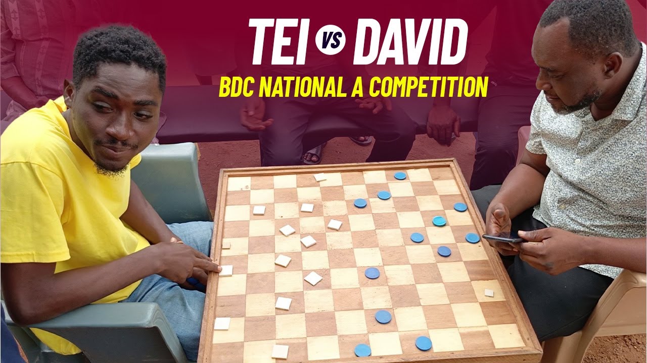 Tei vs David - BDC National A Draughts Competition - Group Stage