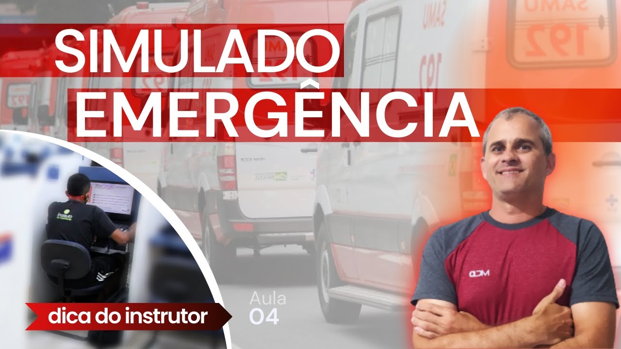 SIMULADO DO DETRAN transporte de EMERGÊNCIA #2