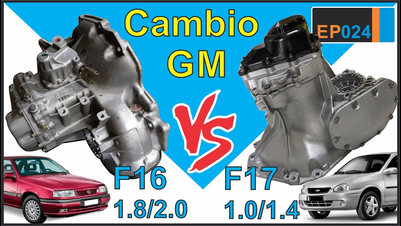 Câmbio F16 Vectra F2 x F17 Corsa/Celta F1 - Diferenças para adaptação | BURNOUT - 024