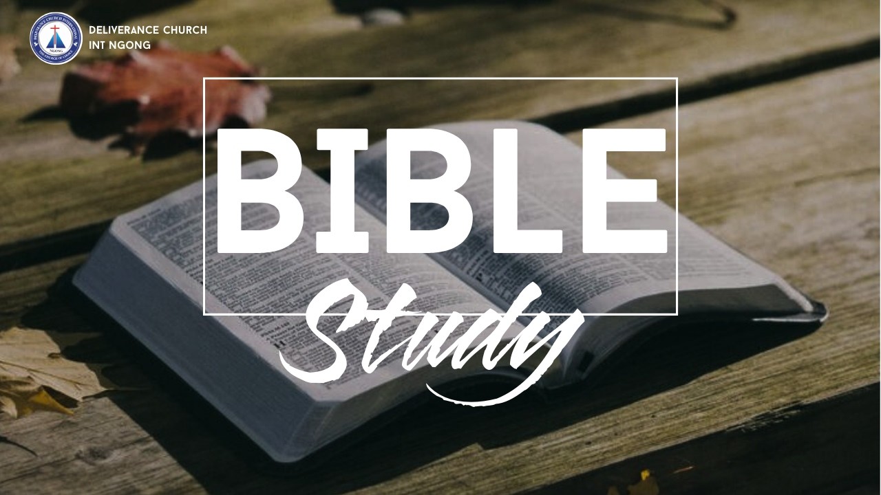 1st March 2026, Sunday Bible Study.