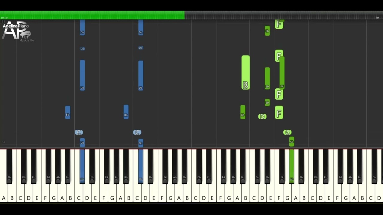 Hook Soundtrack - John Williams | Adelina Piano synthesia tutorial