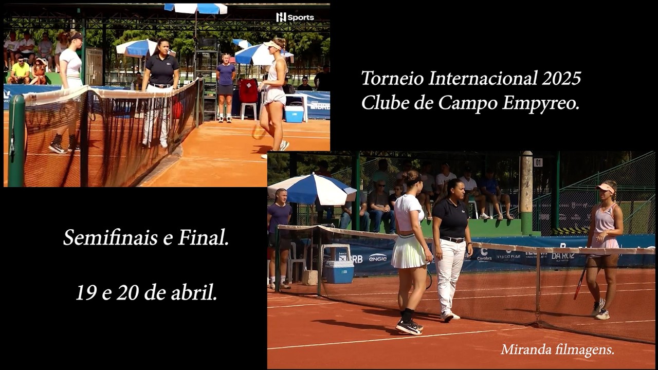 Tênis 2025 no C.C.Empyreo. Torneio Internacional. Parte 2.