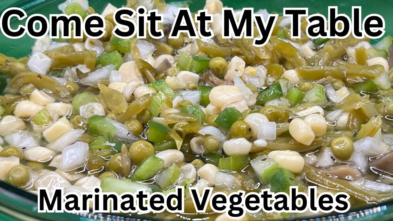 Marinated Vegetables - Tart and Sweet - Easy to Make and Lasts a Long Time in the Refrigerator