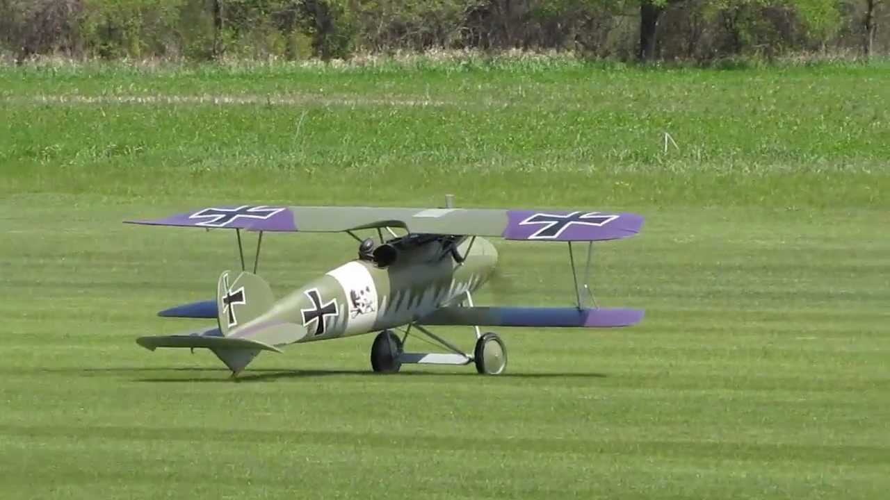 Balsa USA Albatros D.V Maiden Flight