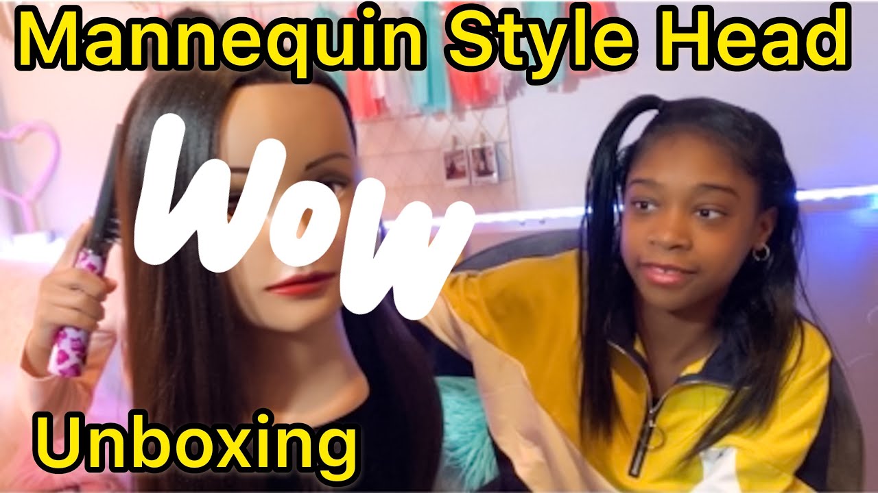 UNBOXING NEW MANNEQUIN DOLL HEAD