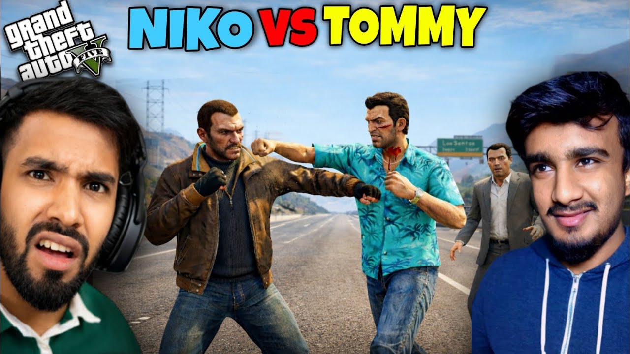 Nico Bellic Destroy Tommy Vercetti in GTA 5 😱