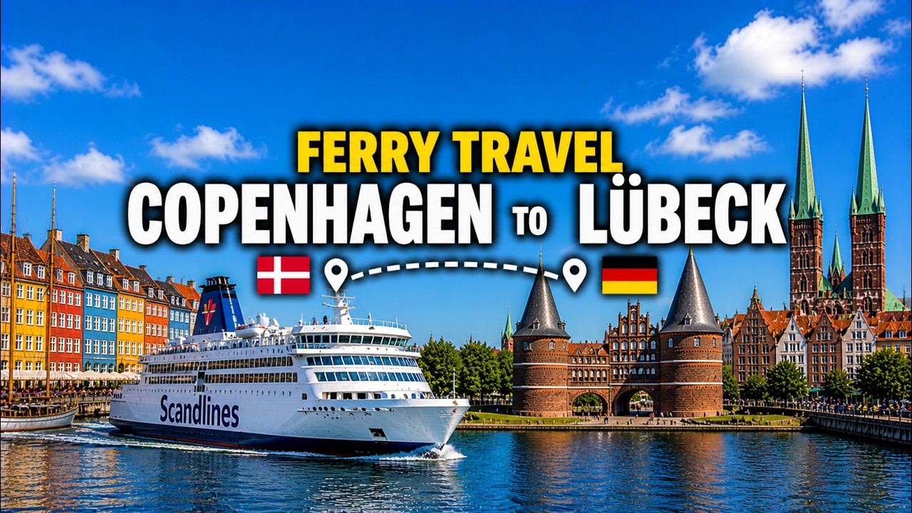 Travel by Ferry 🚢 | Copenhagen to Lübeck, Germany 🇩🇰➡️🇩🇪