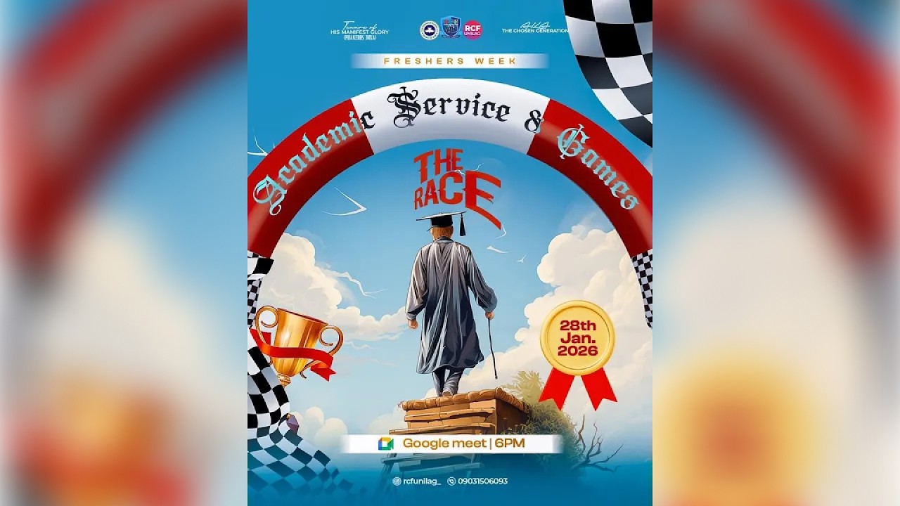 THE RACE (Freshers' Week 2026) || Academic Service || RCF UNILAG