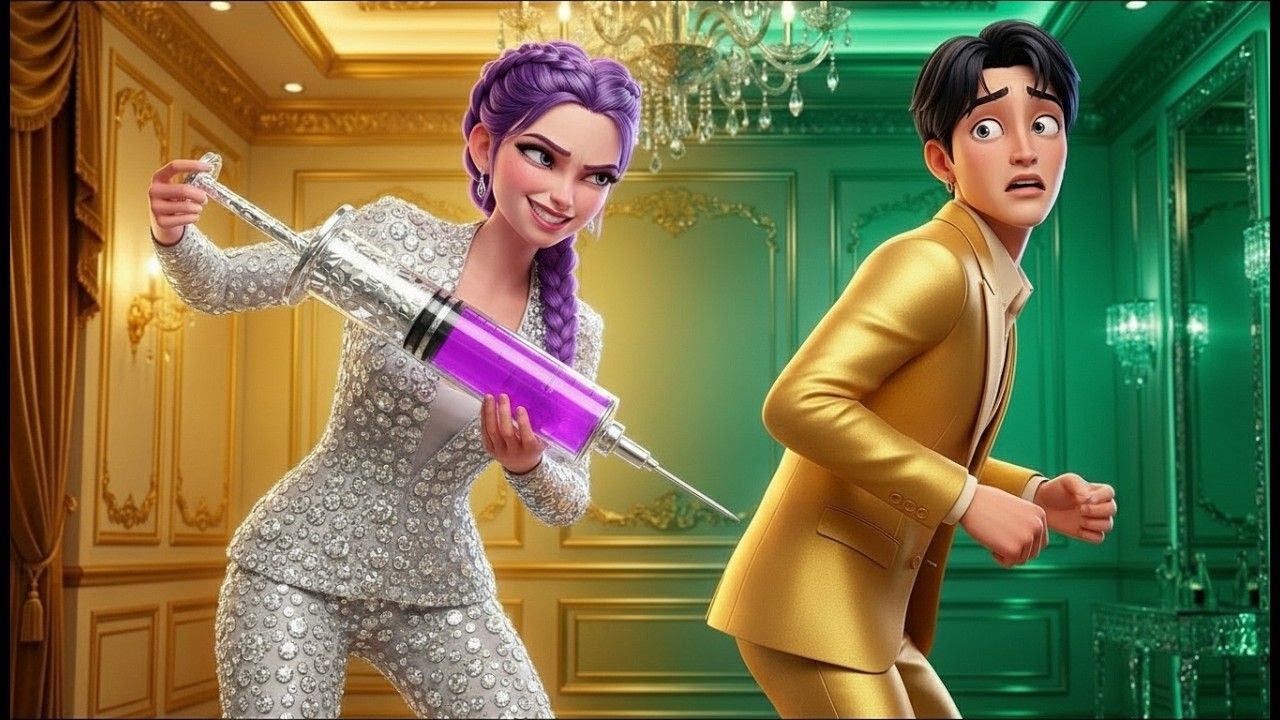 😱 Golden Family Jinu VS Diamond Rumi || Kidnap Nightmare & Epic Escape