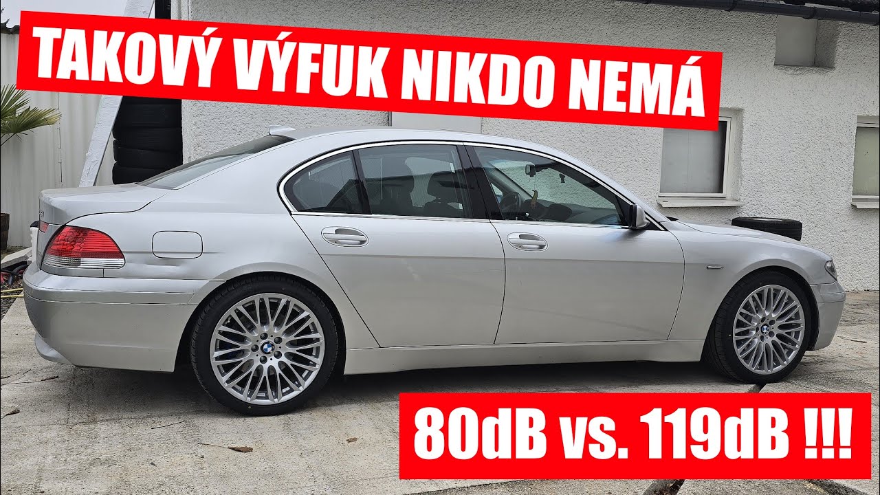 Udělal jsem na sedmě brutální výfuk | BMW e65 745i 4.4 V8 | VW Polo GTI 2.0 TSI