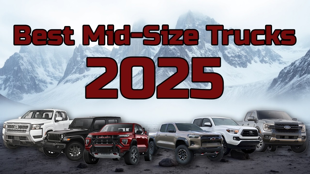 Рейтинг среднеразмерных пикапов: от лучших к худшим моделям 2025 года