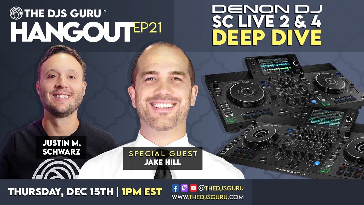 Denon DJ SC LIVE 2 and 4 DJ Controllers | Deep Dive Overview and Demo with Jake Hill