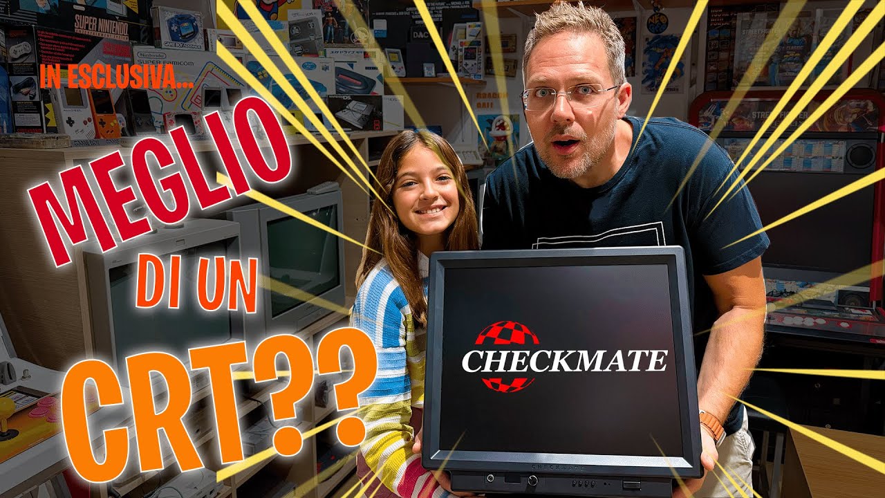 CHECKMATE monitor, è il migliore per il retrogaming? LCD vs CRT