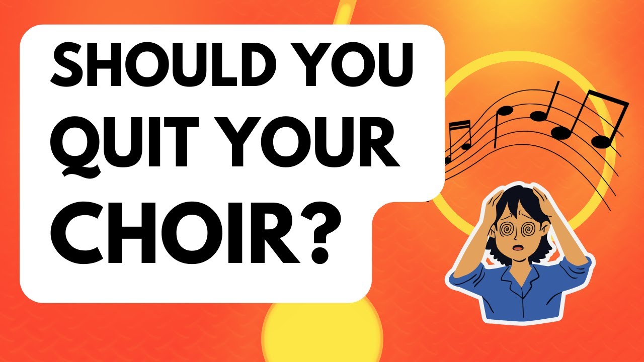 Should you quit your choir? - (as a choir director of an amateur choir) | ENQUIRE 2 CHOIR