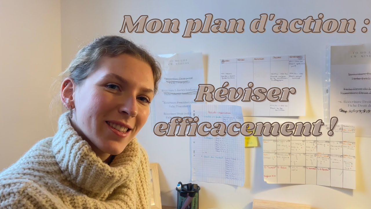 Mon plan de r&eacute;vision pour les partiels &agrave; la fac - Conseils et Organisation
