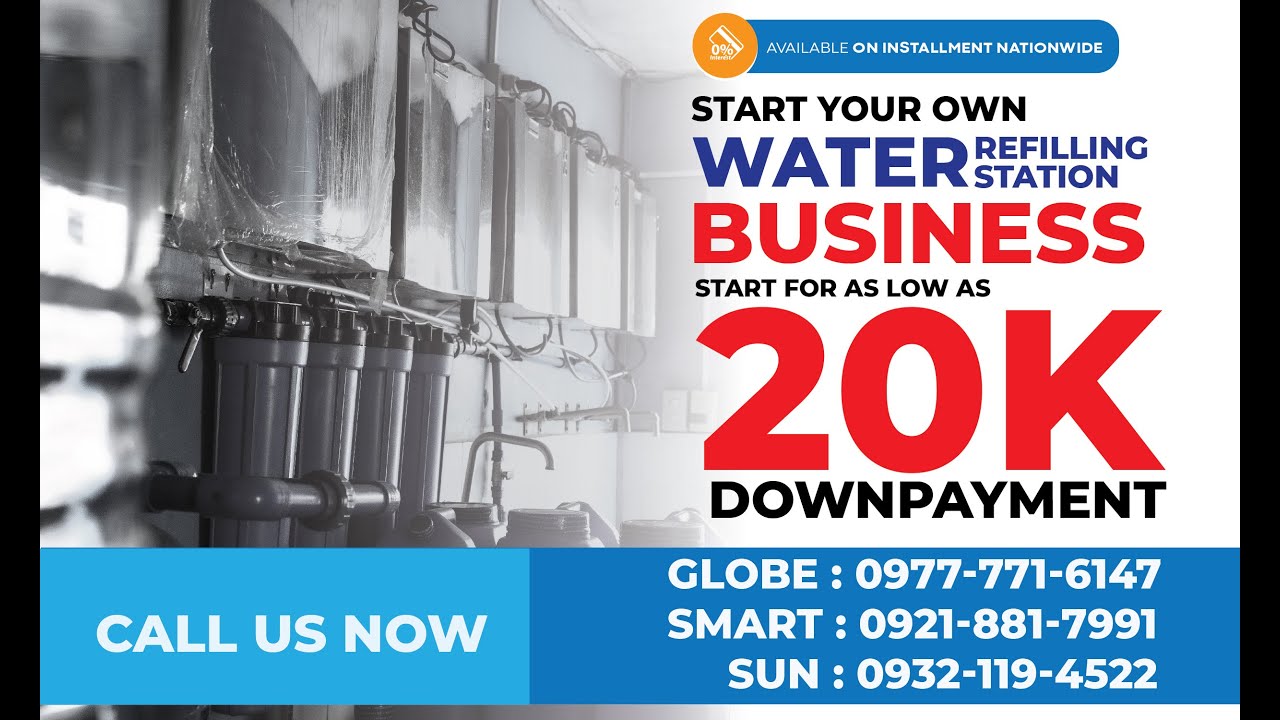 Water Refilling Station Business