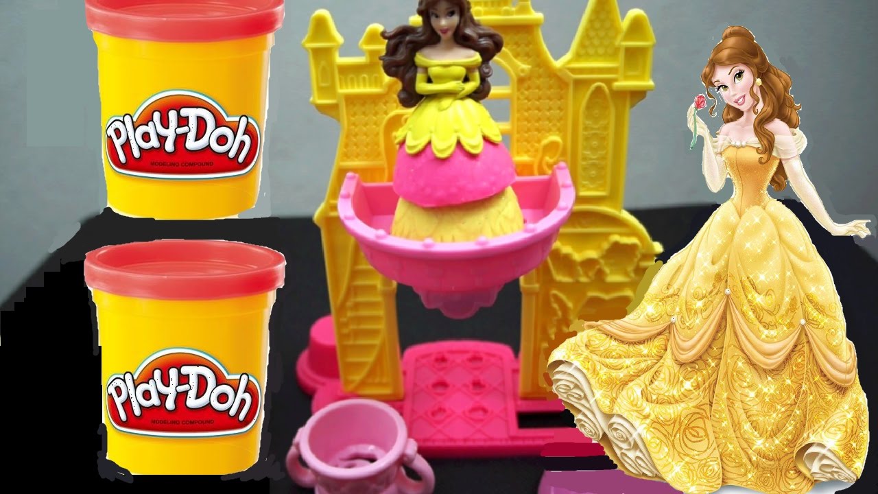 Princess Bella and her dresses with Play-doh / Plasticine dresses and ornaments from Bella