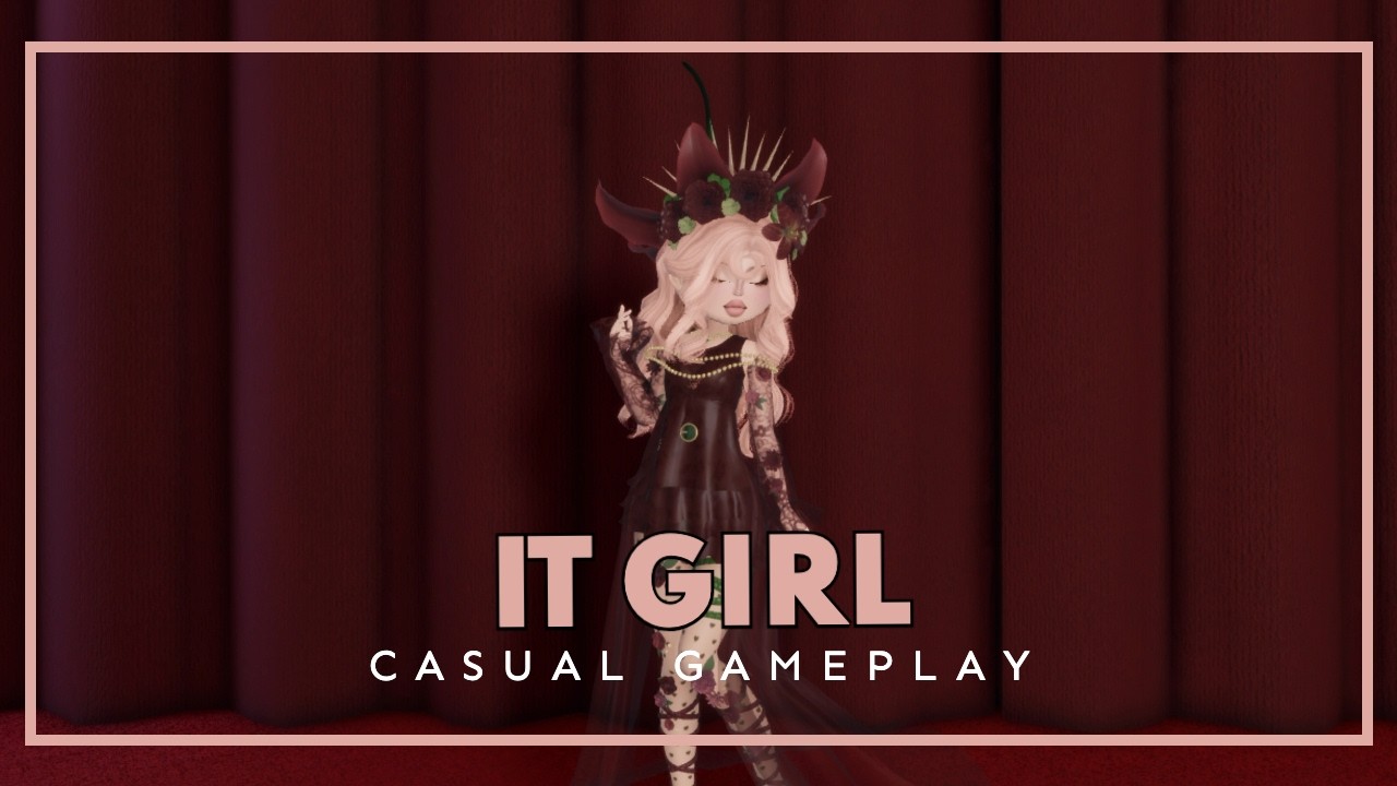 Playing IT GIRL in a PRO SERVER on Roblox