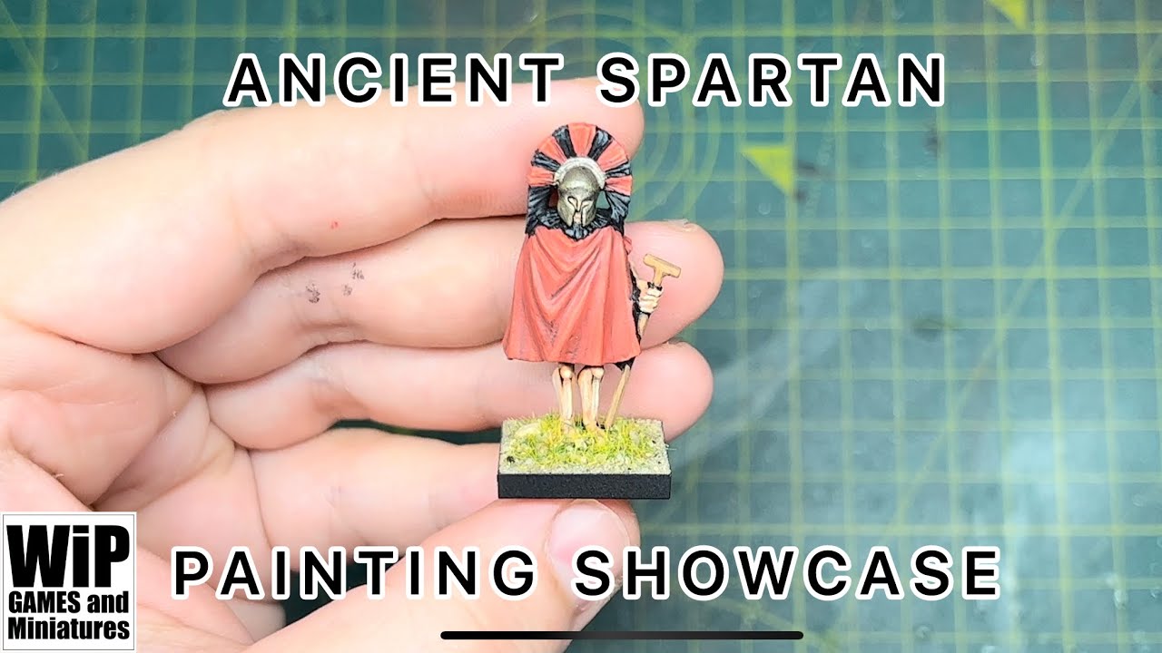 Ancient Spartan Painting Showcase - WiP Games and Miniatures