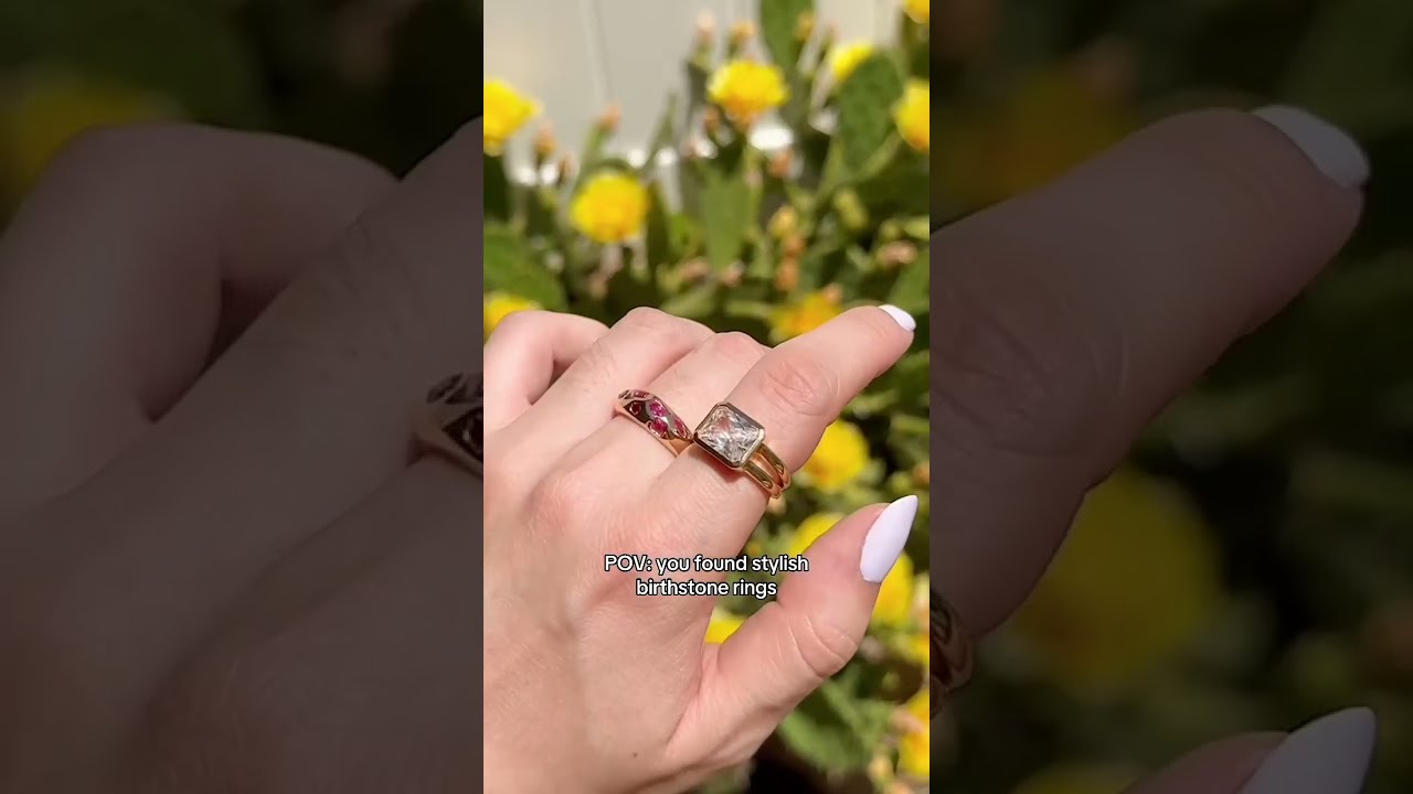 Stylish Birthstone Rings You&rsquo;ll Want to Stack 💎 | Mill Rock East Favorites 2025
