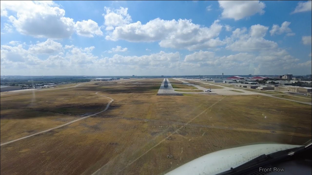 AMAZING Landing! @ San Antonio cockpit view