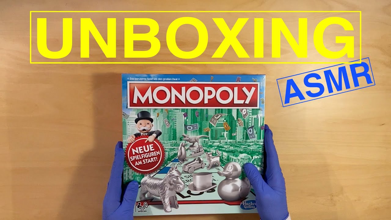 MONOPOLY CLASSIC VERSION UNBOXING | ASMR *no talking*