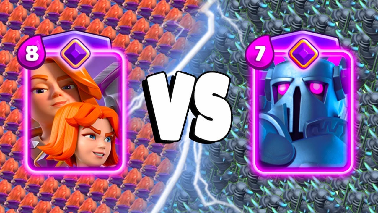 EVOLVED VALKYRIE TEAM *2vs1* PEKKA - Clash Royale Challenge