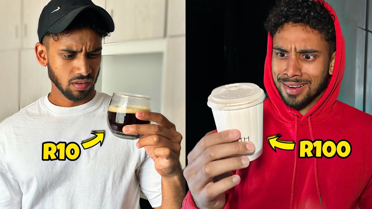 Coffee Hater tries CHEAP vs EXPENSIVE Coffee in Cape Town