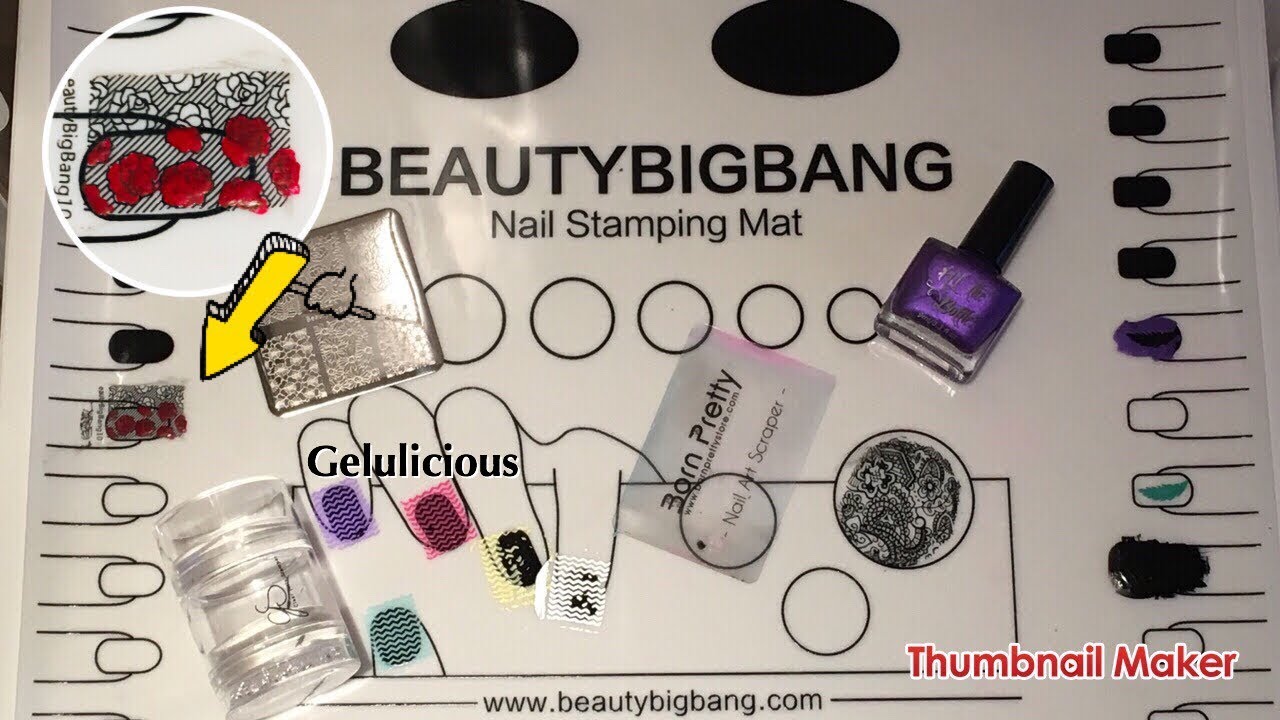 BeautyBigbang | XL Silicone Nail Art Mat | Review & Demonstration