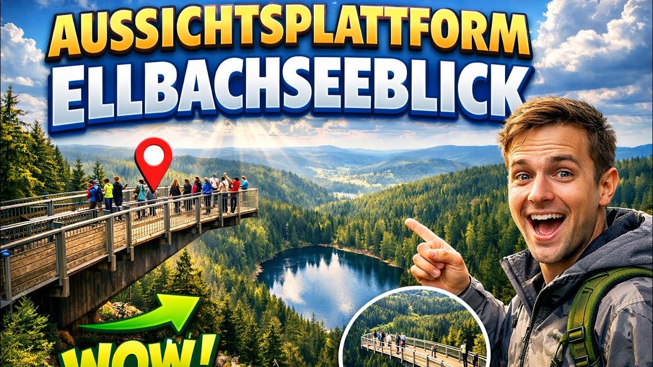 Aussichtsplattform Ellbachseeblick | Atemberaubender Aussichtspunkt im Schwarzwald