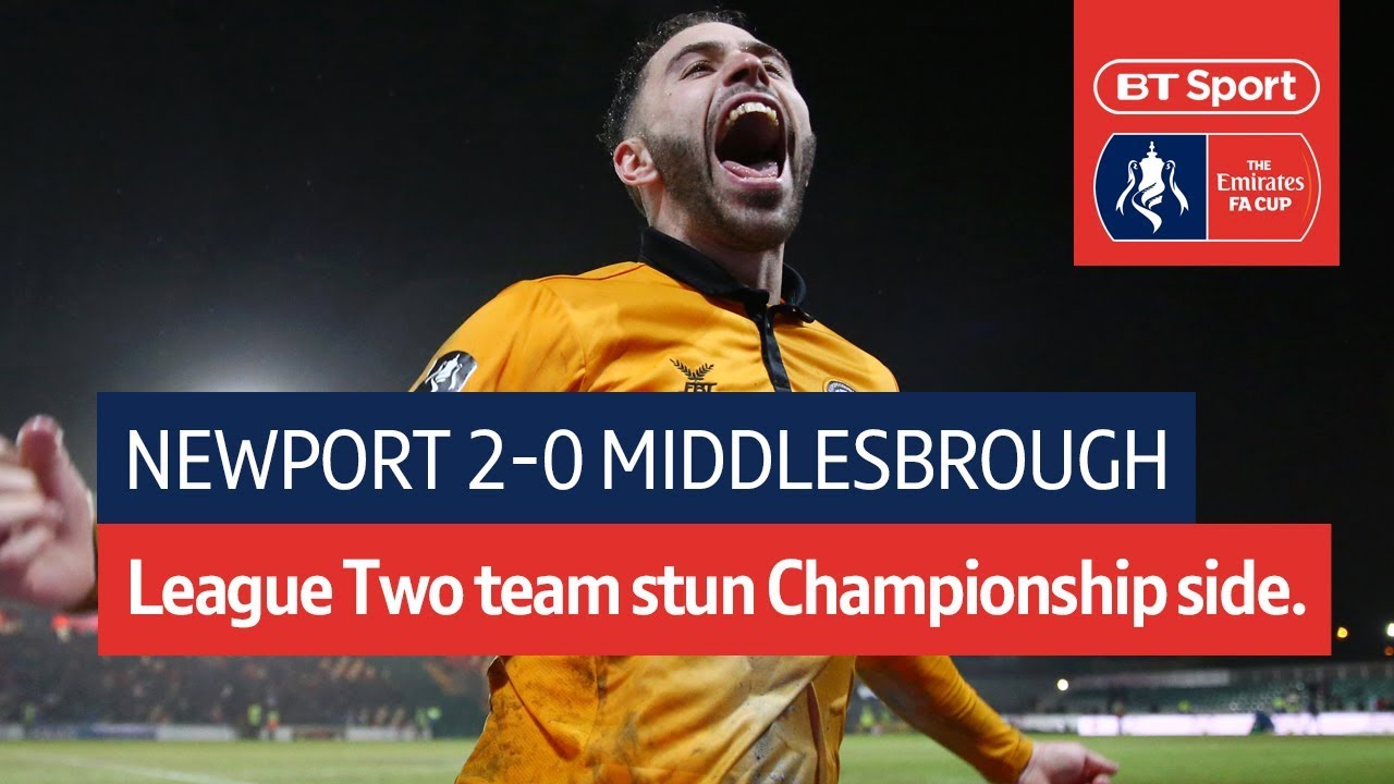 Newport County vs Middlesbrough (2-0) | Emirates FA Cup Highlights