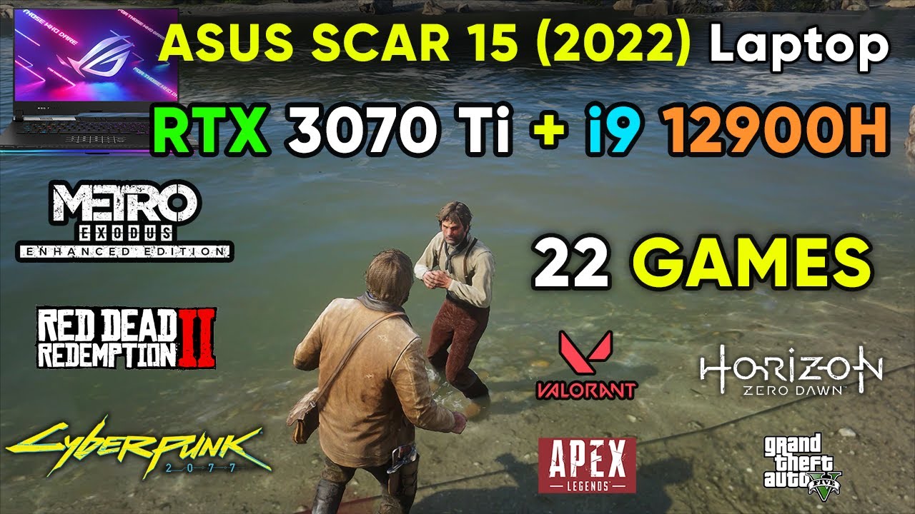 ASUS ROG Strix Scar 15 (2022) | RTX 3070 Ti (150W) + i9 12th gen 12900H | Test in 22 GAMES