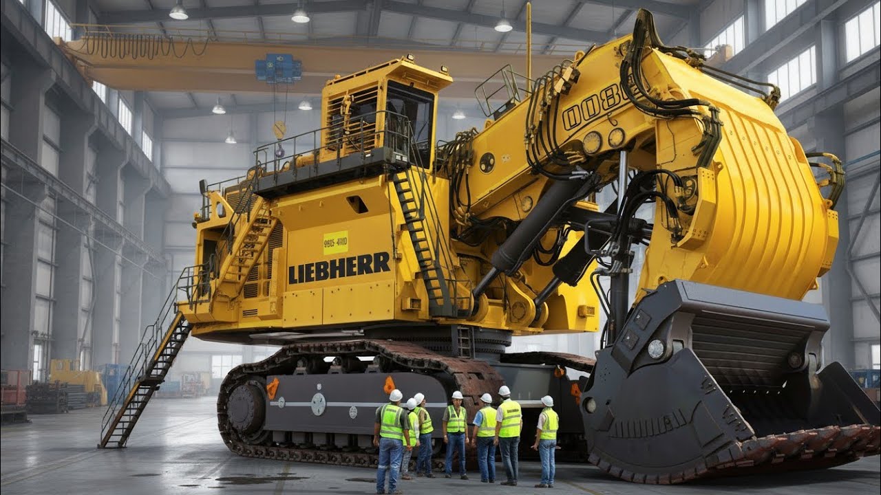 Bucyrus RH400 Ultra-Class Excavator – Full Assembly Revealed
