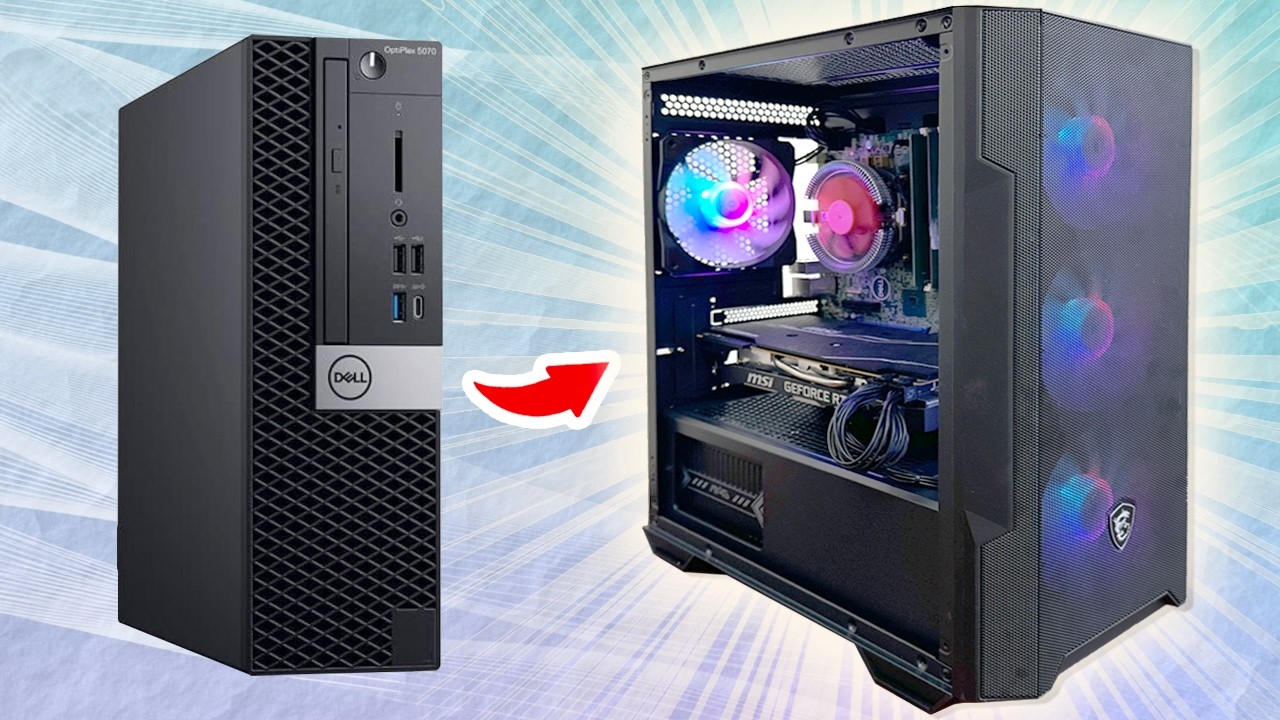 Офисный ПК в игровой — замена корпуса Dell OptiPlex SFF